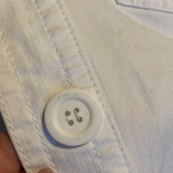 🔴🔴 New York and Company Women’s White Button Down Jacket (size Med) - Picture 9 of 9
